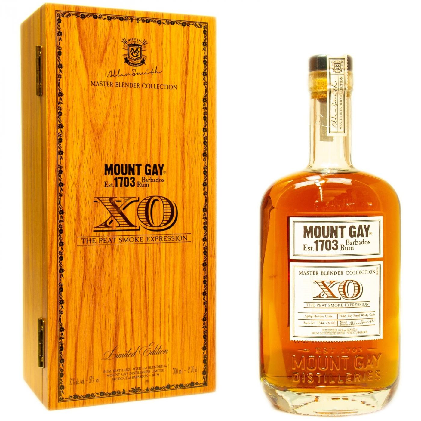 Mount Gay X.O. Peated / étui - 70cl