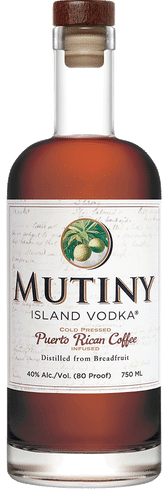 Mutiny island vodka coffee 80º  - 75cl