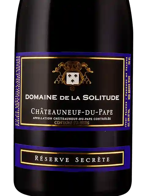Dom de la solit. cdp reserve secrete 2015 75 cl